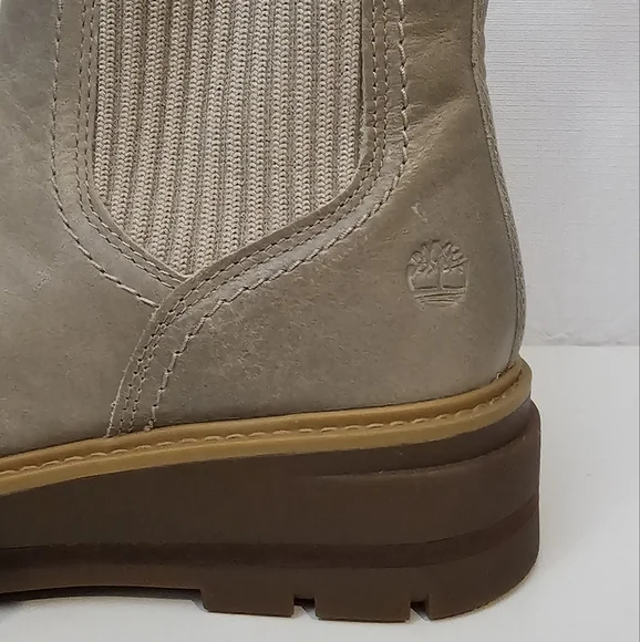 Timberland Cervinia Valley Chelsea Boots Women's 9 Leather Wedge Boots - Picture 7 of 16